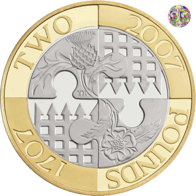 Act of Union £2 2007 - Coins - United Kingdom